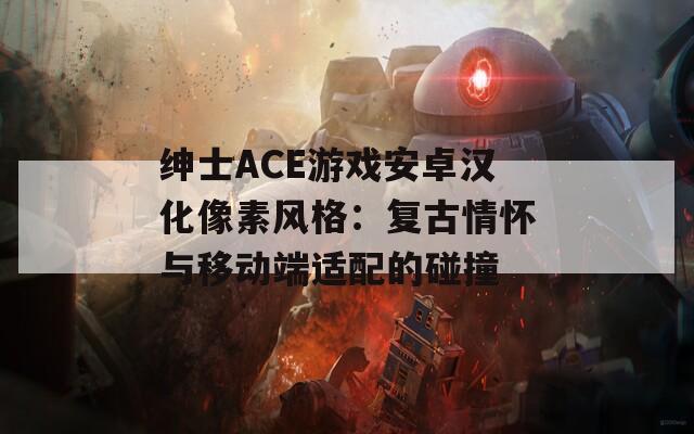 绅士ACE游戏安卓汉化像素风格：复古情怀与移动端适配的碰撞