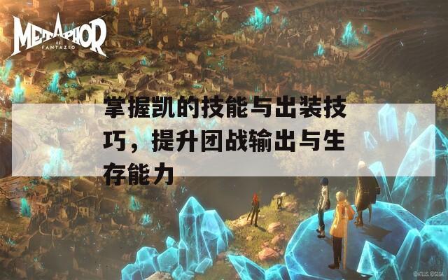 掌握凯的技能与出装技巧，提升团战输出与生存能力