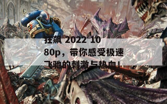 狂飙 2022 1080p，带你感受极速飞驰的刺激与热血！