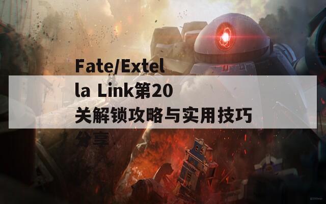 Fate/Extella Link第20关解锁攻略与实用技巧分享