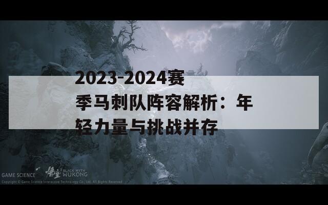 2023-2024赛季马刺队阵容解析：年轻力量与挑战并存