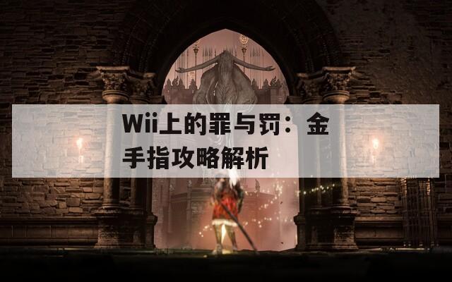 Wii上的罪与罚：金手指攻略解析