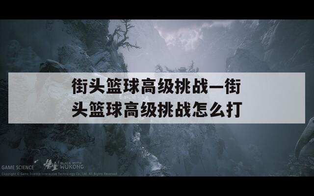 街头篮球高级挑战—街头篮球高级挑战怎么打