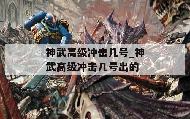 神武高级冲击几号_神武高级冲击几号出的